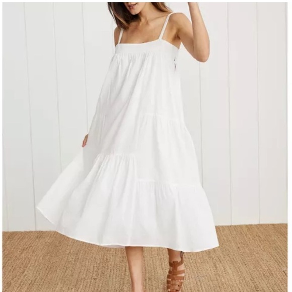 JENNI KAYNE Seersucker Summer Dress in white - Picture 2 of 14